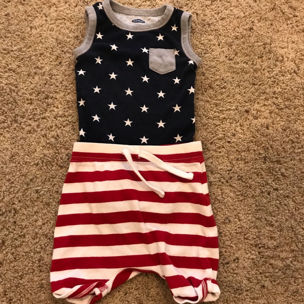 Little boys Fourth of July outfit